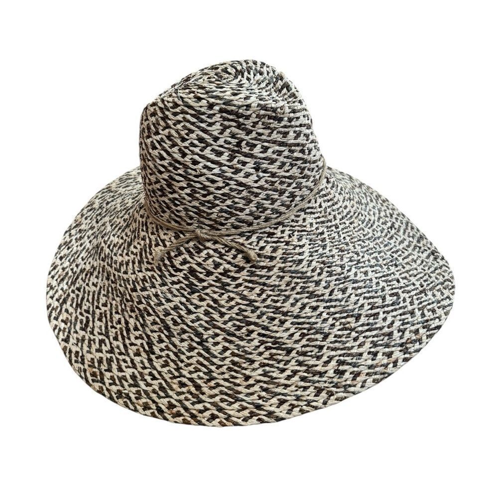 Brooklyn Hat Company Raffia Oversized Floppy Wide Brim Sun Hat One size - Picture 2 of 8